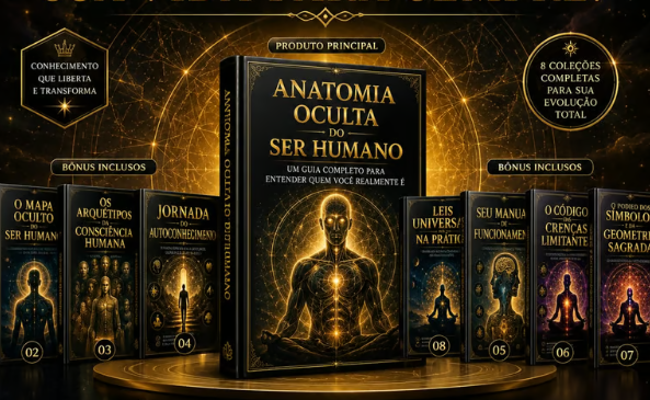 Coleção Anatomia Oculta do Ser Humano — 8 volumes em mapas visuais